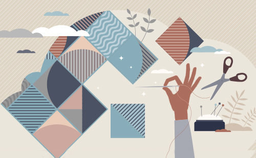 Reach Back, Reach Forward: Using Vintage Table Linens to Make a Mini-Quilt Reach Back, Reach Forward: Using Vintage Table Linens to Make a Mini-Quilt